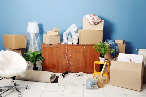 Careful loading of furniture for local removals in Fulham