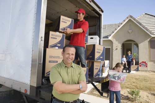 Local moving team handling a flat move near Parsons Green