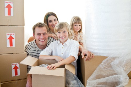 Packing and moving office furniture in Fulham