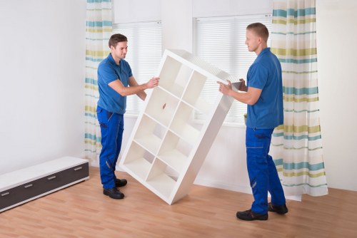 Local team managing office relocation logistics in Fulham