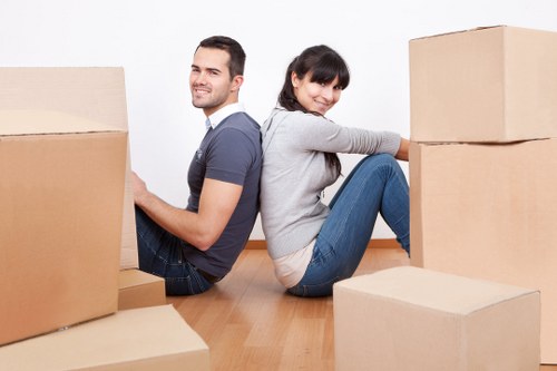 A move through a Fulham flat with stairs and access considerations